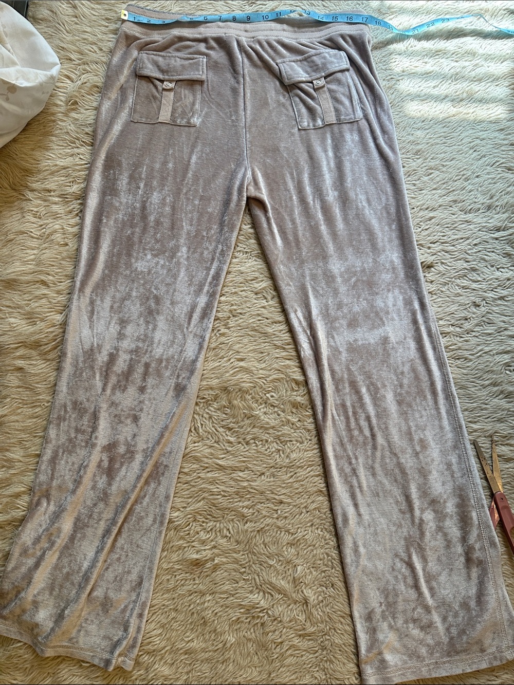 BCBGMaxAzria Taupe Velour Short-Sleeve Hoodie & Joggers Set - Picture 12 of 12